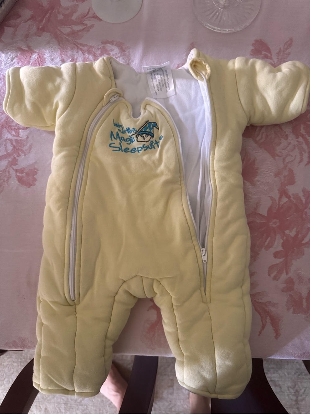 Magic Merlin Sleepsuit - Small Yellow